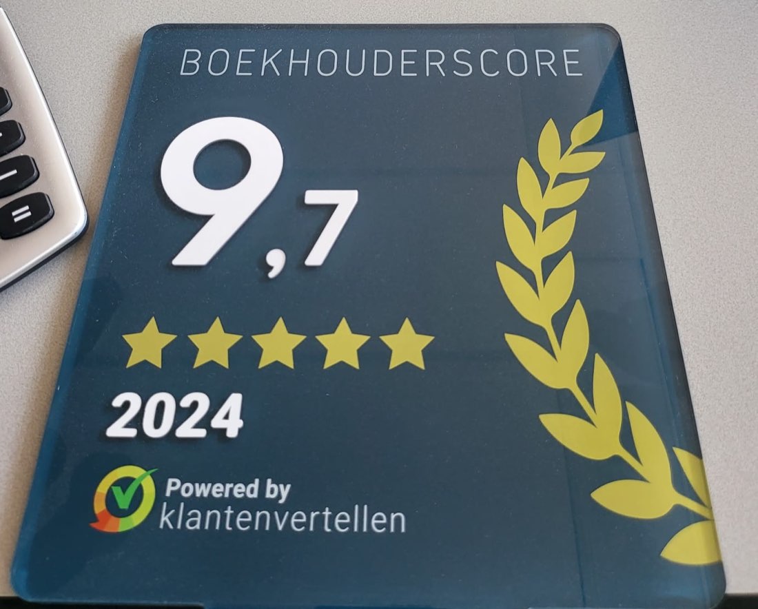 Boekhouderscore 2024: een 9,7 met vijf sterren, powered by Klantenvertellen
